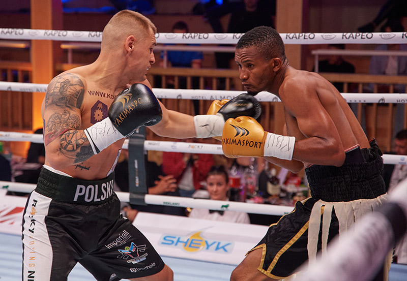 Mateusz Polski, Rocky Boxing Night, fot. boxingphotos.pl